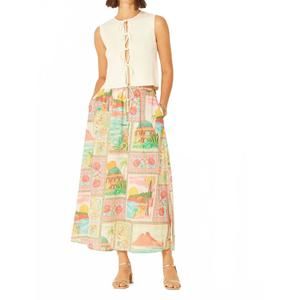 NEW BILA77 harriett midi skirt in capri